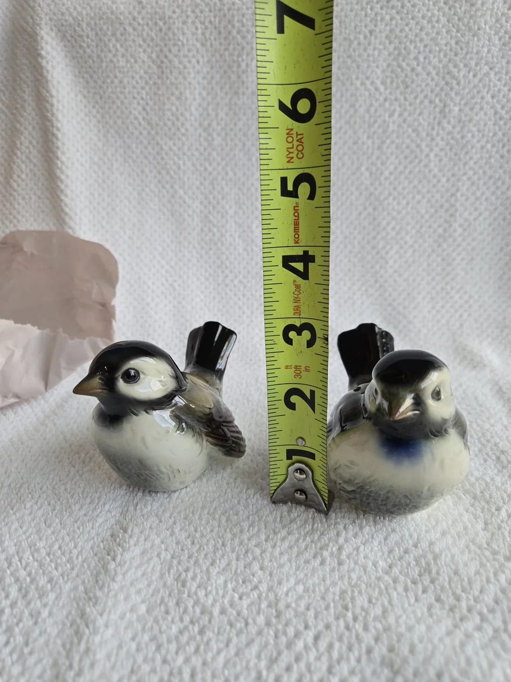 Porcelain GOEBEL Decorative Bird Figurine - Blue and White